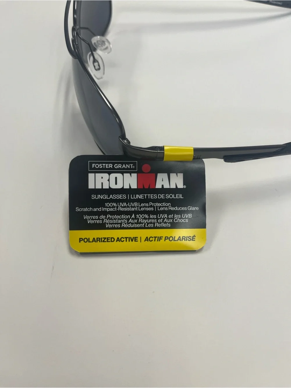 Foster Grant Iron Man Polarized Sunglasses - Black Frame